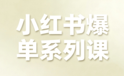 小红书爆单系列课|电商全链路增长实战教程,AI 创作 + 运营策略 + 自营增长-轻语宝藏圈